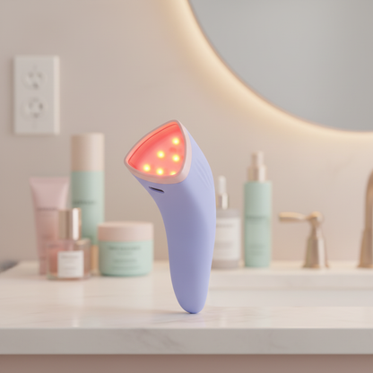 3-minute blue + red light acne spot treatment