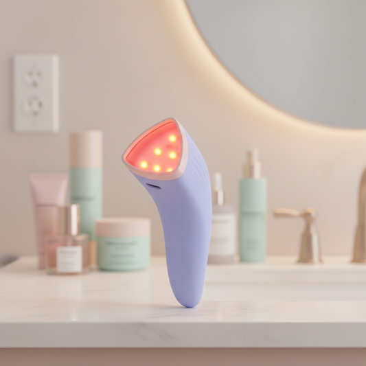 3-minute blue + red light acne spot treatment